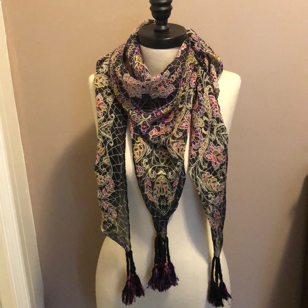 Johnny Was Silk Enchanted Scarf